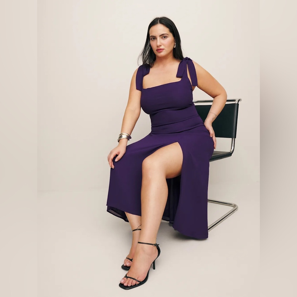 NWOT Reformation Twilight Dress Es in Raisin Size 16